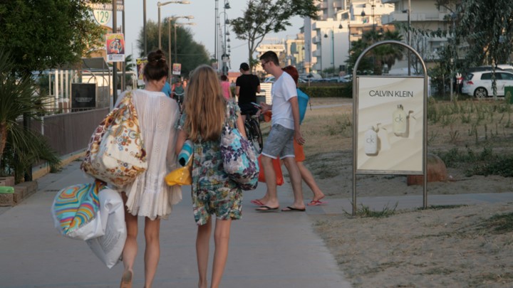 Affissione Spiaggia Rimini CK